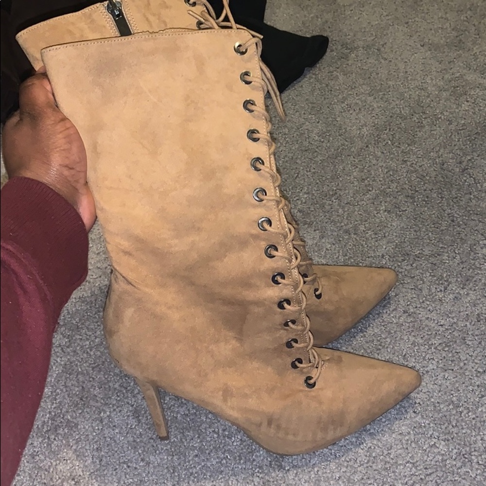 Anne Michelle Lace Up Heels